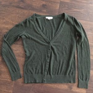 Fall Green Cardigan